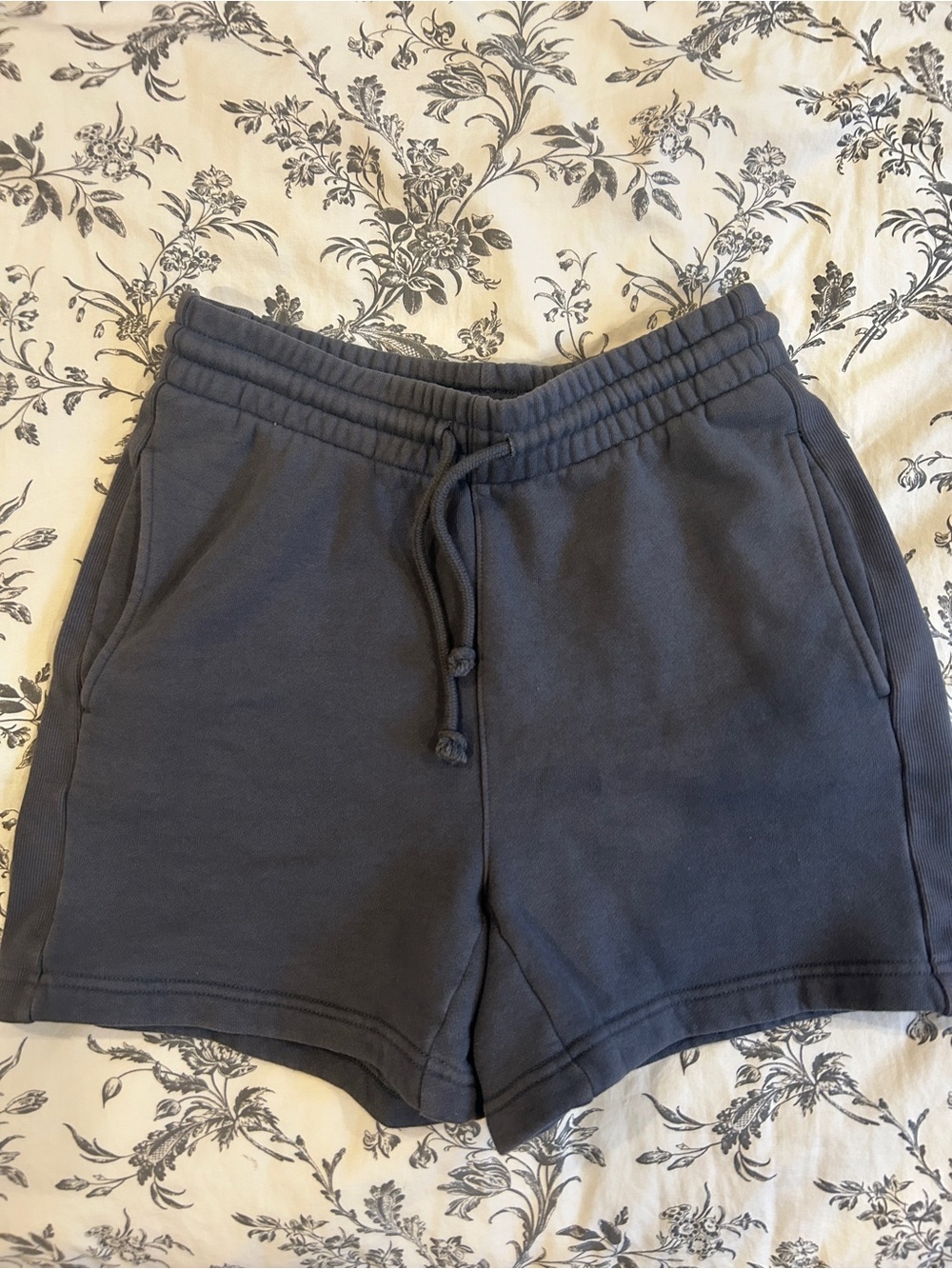 TNA BF Charcoal Blue Sweat Shorts